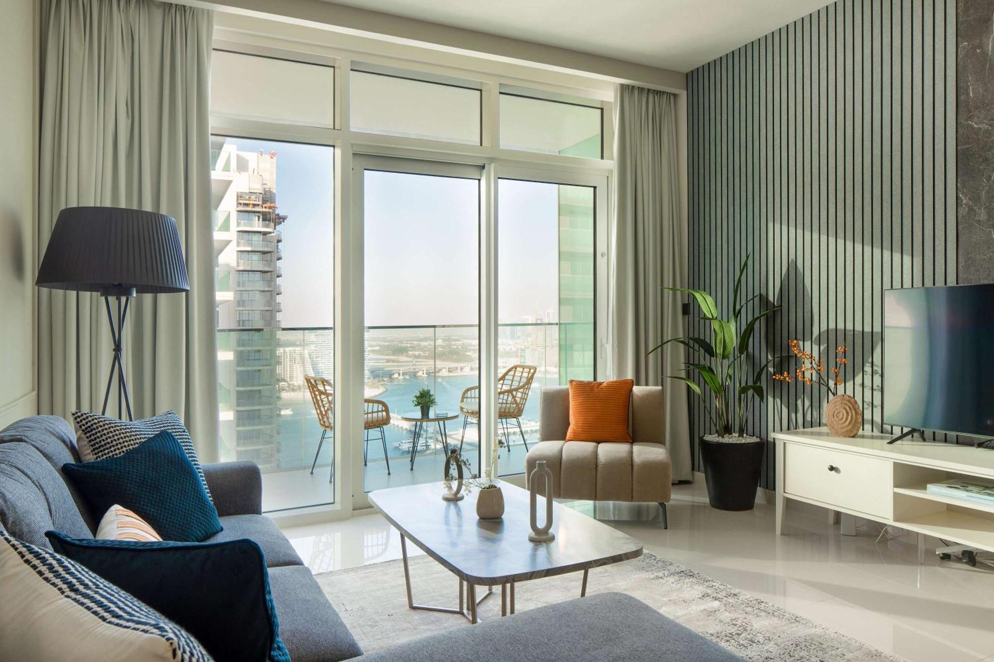 Silkhaus Palm View 1Bdr With Private Beach In Emaar Beachfront Dubaj Exteriér fotografie